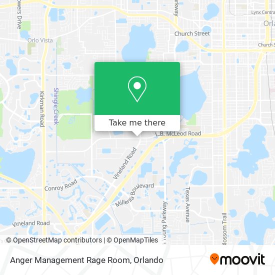 Mapa de Anger Management Rage Room