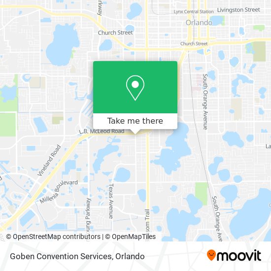 Goben Convention Services map