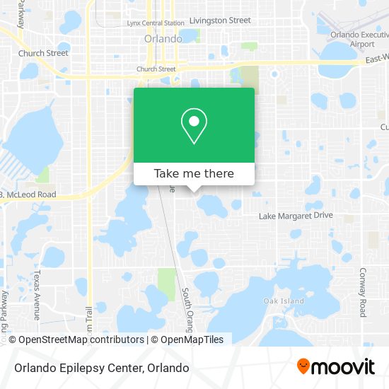 Mapa de Orlando Epilepsy Center