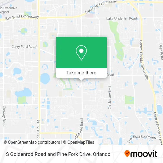 Mapa de S Goldenrod Road and Pine Fork Drive