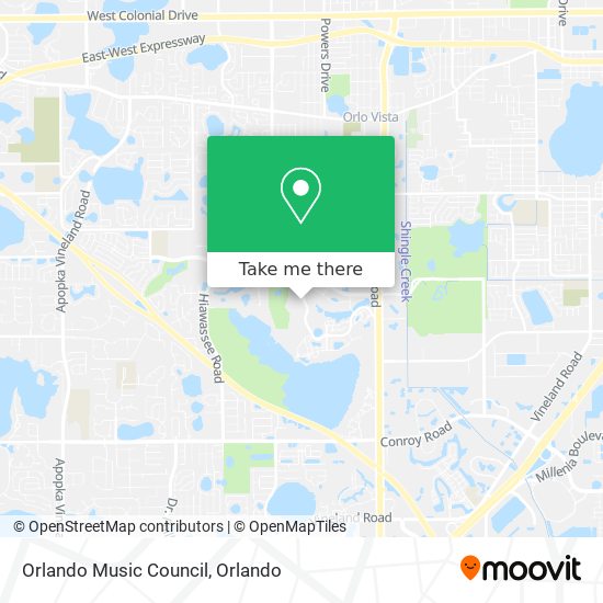 Mapa de Orlando Music Council