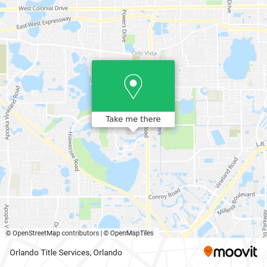 Orlando Title Services map