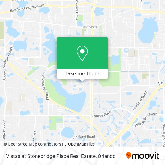 Mapa de Vistas at Stonebridge Place Real Estate