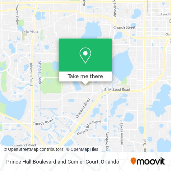 Mapa de Prince Hall Boulevard and Cumler Court