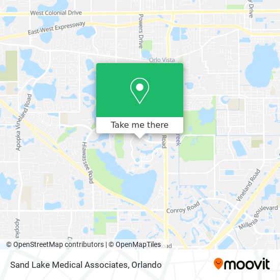 Mapa de Sand Lake Medical Associates