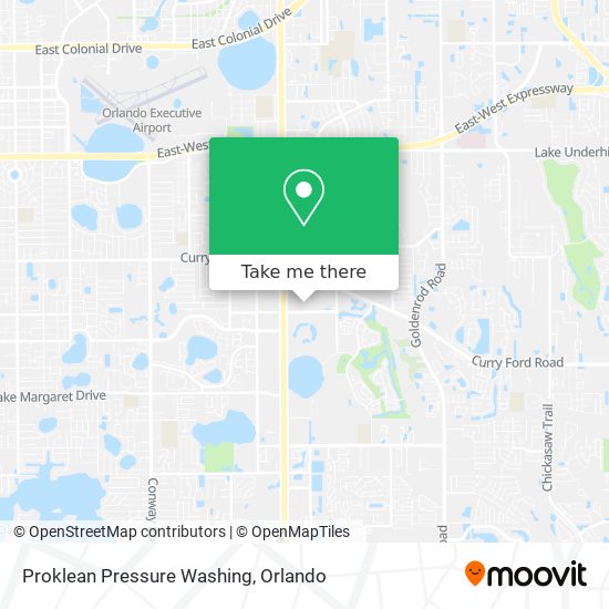 Proklean Pressure Washing map