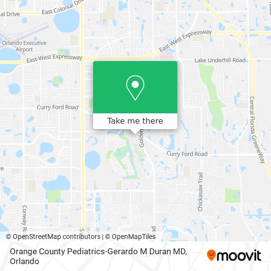 Mapa de Orange County Pediatrics-Gerardo M Duran MD