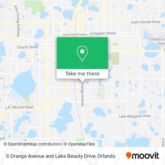 Mapa de S Orange Avenue and Lake Beauty Drive