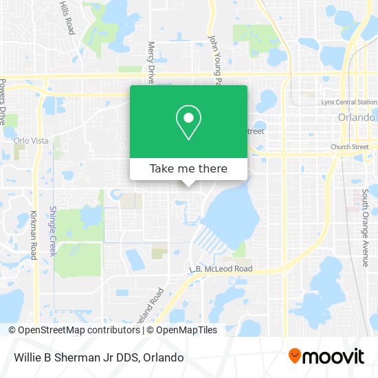 Mapa de Willie B Sherman Jr DDS