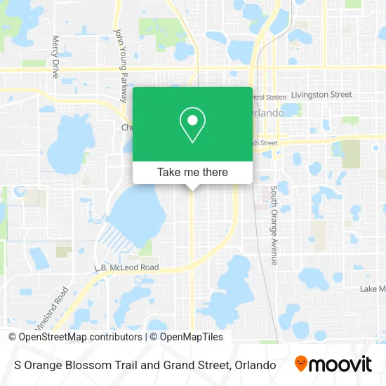 Mapa de S Orange Blossom Trail and Grand Street