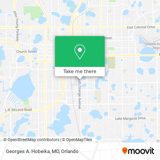 Georges A. Hobeika, MD map