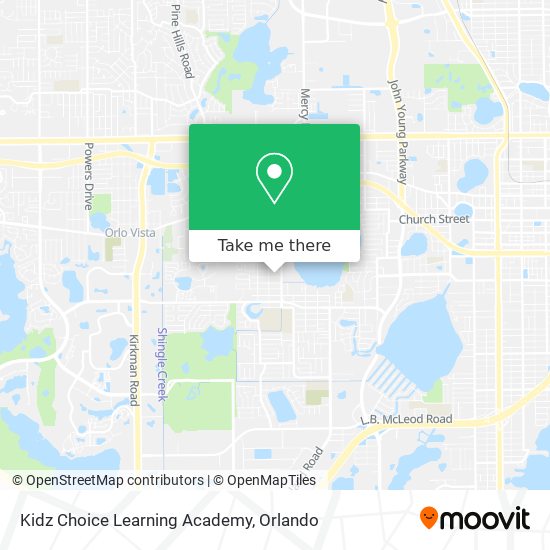 Kidz Choice Learning Academy map