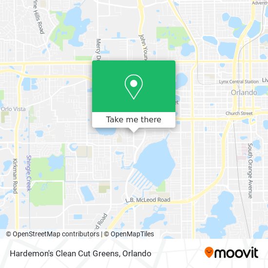 Mapa de Hardemon's Clean Cut Greens