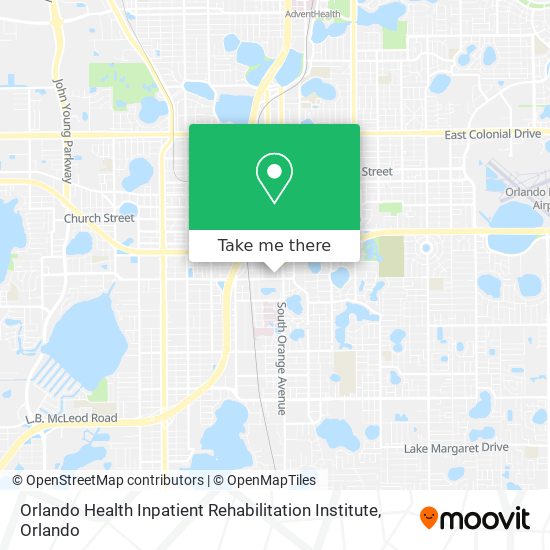 Mapa de Orlando Health Inpatient Rehabilitation Institute