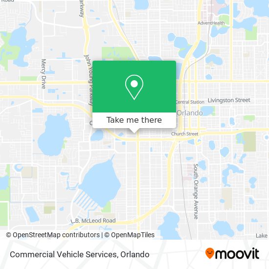 Commercial Vehicle Services map