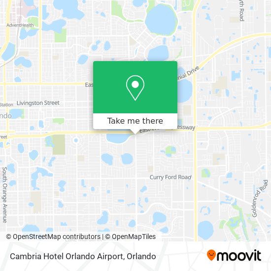 Mapa de Cambria Hotel Orlando Airport