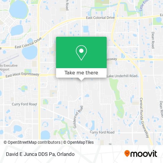 David E Junca DDS Pa map