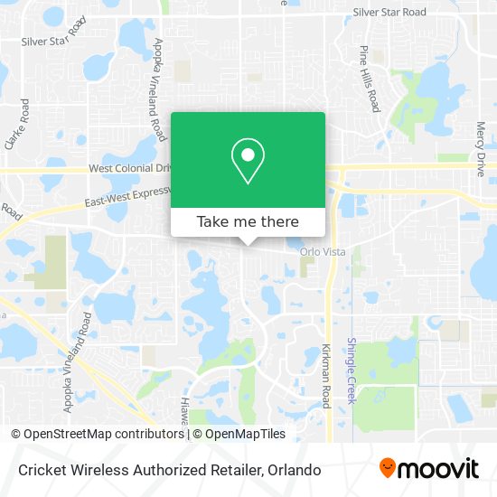 Cricket Wireless Authorized Retailer map