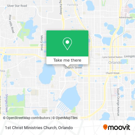 Mapa de 1st Christ Ministries Church