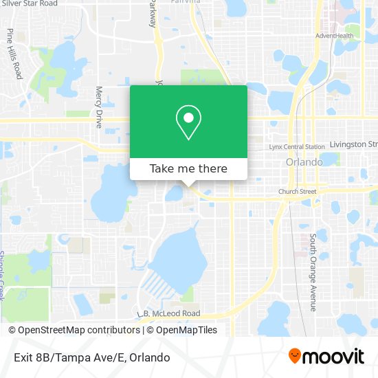 Mapa de Exit 8B/Tampa Ave/E