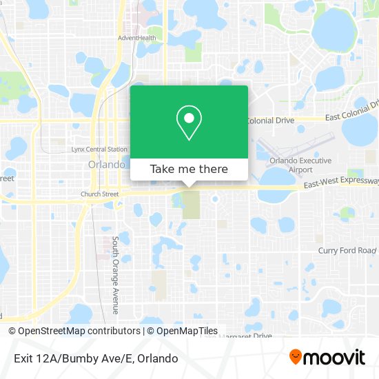 Mapa de Exit 12A/Bumby Ave/E