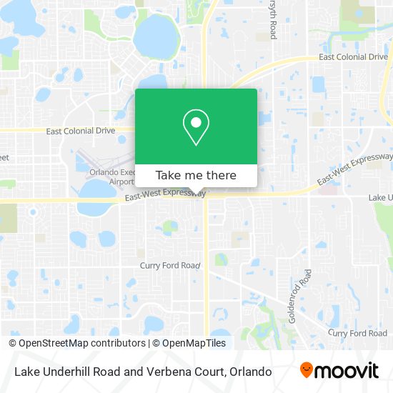 Mapa de Lake Underhill Road and Verbena Court