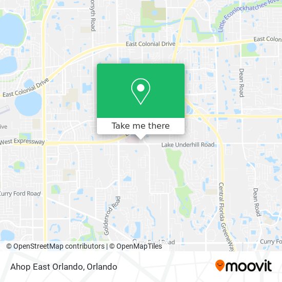 Mapa de Ahop East Orlando