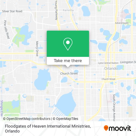 Floodgates of Heaven International Ministries map