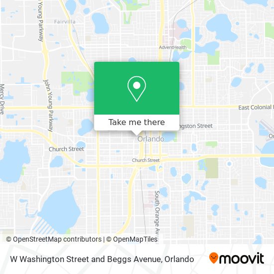 Mapa de W Washington Street and Beggs Avenue
