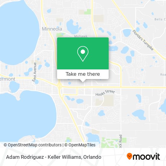 Adam Rodriguez - Keller Williams map