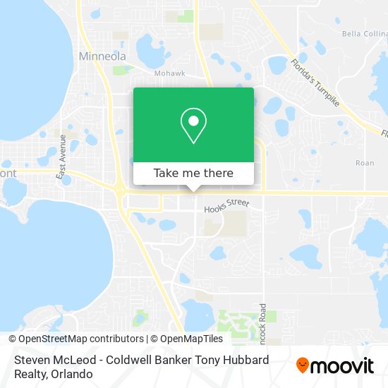 Steven McLeod - Coldwell Banker Tony Hubbard Realty map