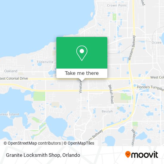 Granite Locksmith Shop map