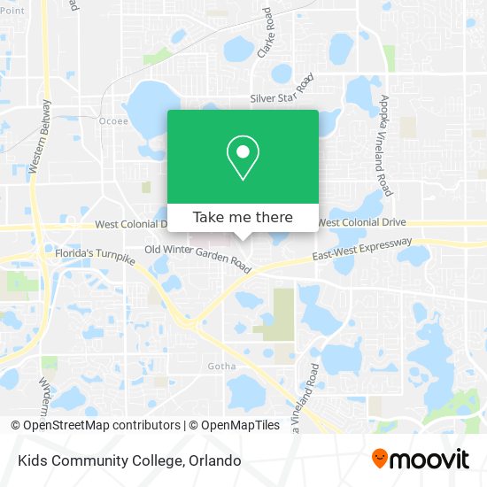 Kids Community College map