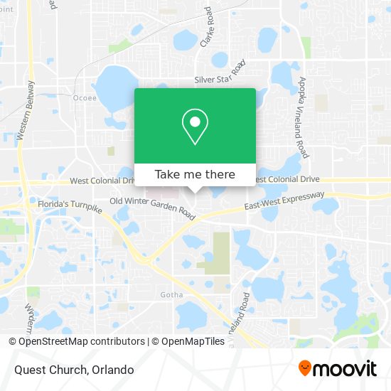 Mapa de Quest Church