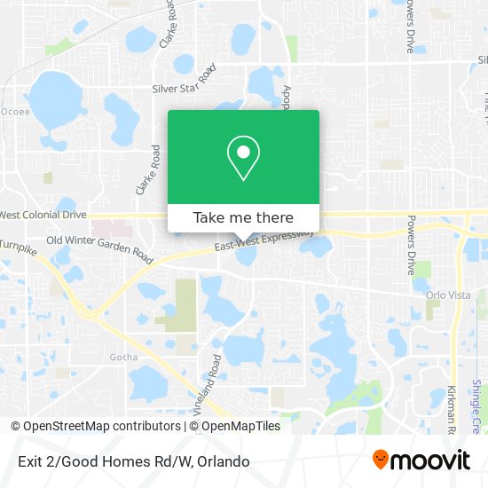 Exit 2/Good Homes Rd/W map