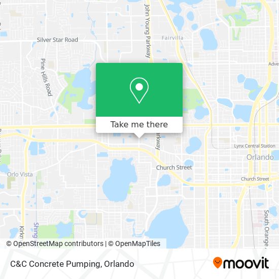 C&C Concrete Pumping map