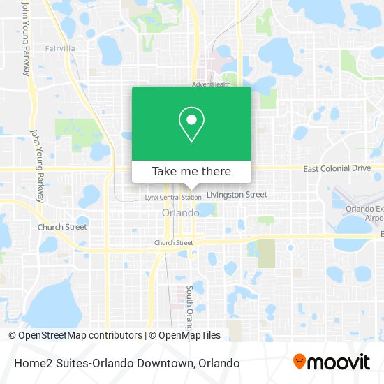 Home2 Suites-Orlando Downtown map