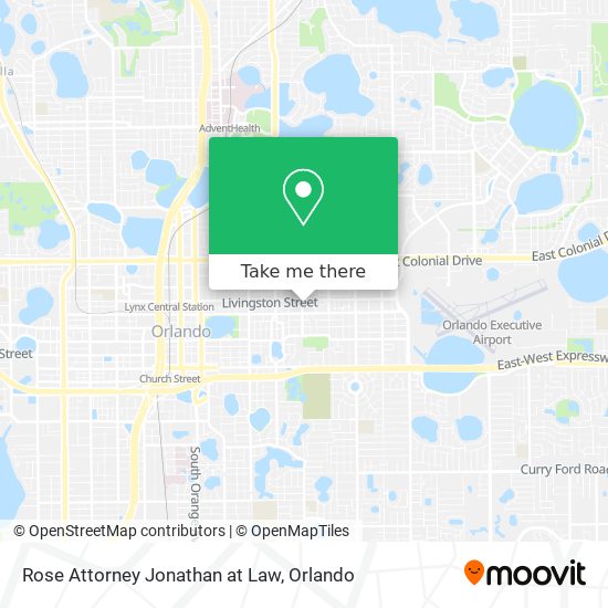 Rose Attorney Jonathan at Law map