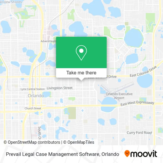 Prevail Legal Case Management Software map