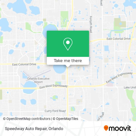 Mapa de Speedway Auto Repair