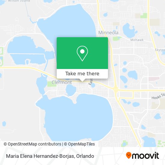Maria Elena Hernandez-Borjas map