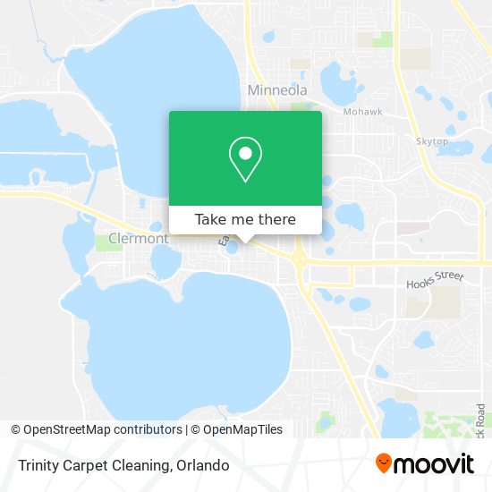 Trinity Carpet Cleaning map