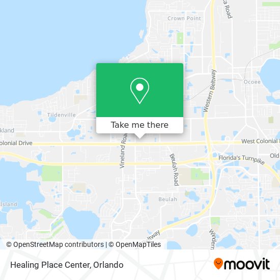 Healing Place Center map