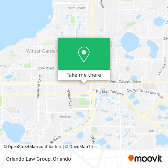 Orlando Law Group map