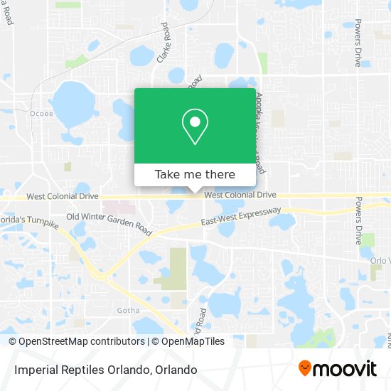 Mapa de Imperial Reptiles Orlando