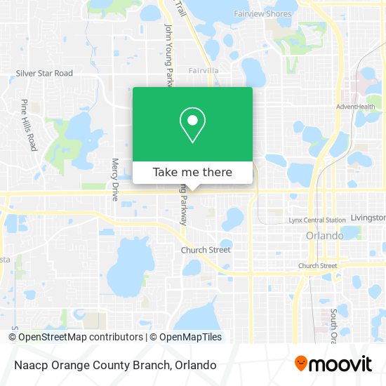 Naacp Orange County Branch map