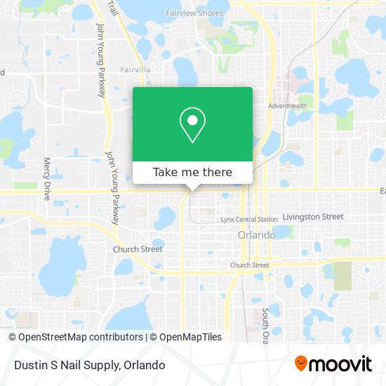 Dustin S Nail Supply map