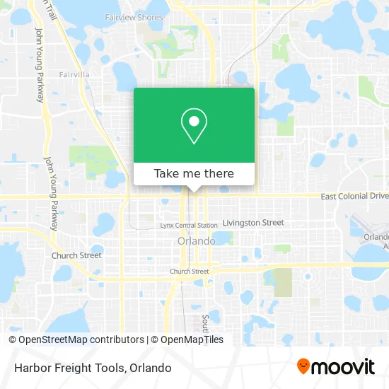 Mapa de Harbor Freight Tools