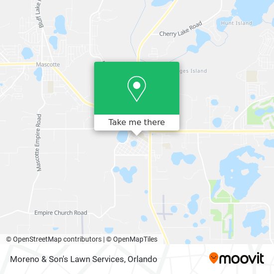 Moreno & Son's Lawn Services map