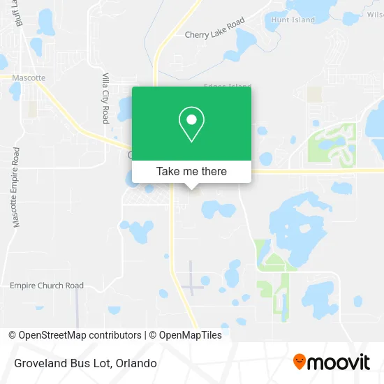 Groveland Bus Lot map